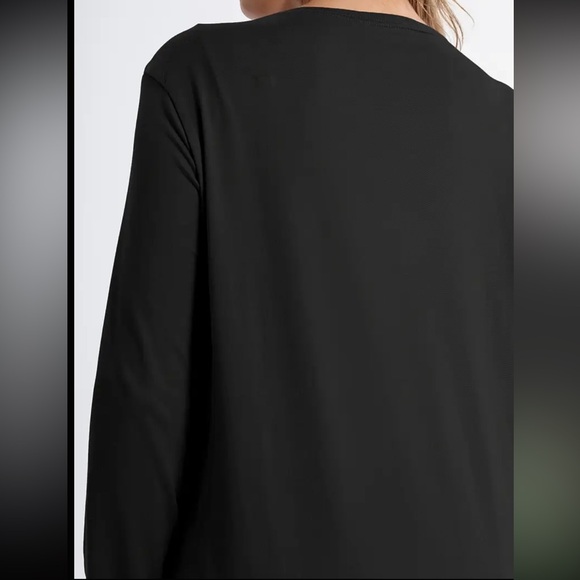 New Black longer style cardigan sweater with pockets womens XL 16 18 - Picture 6 of 6